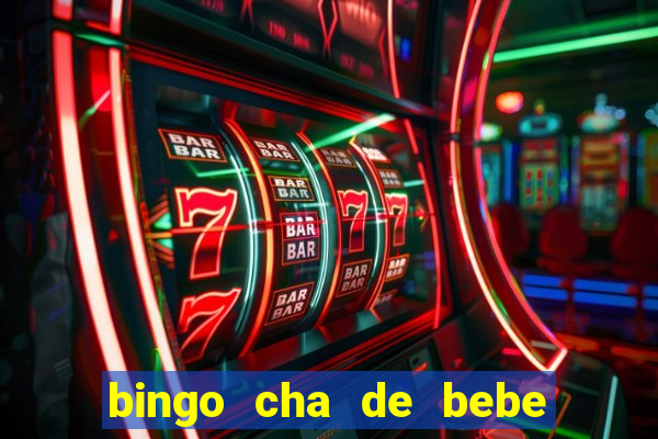 bingo cha de bebe cartelas para imprimir